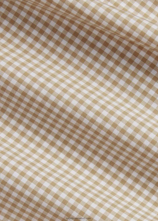 Ralph Lauren mehed ruuduline veniv poplinsärk PR0V1326 vintage khaki/valge