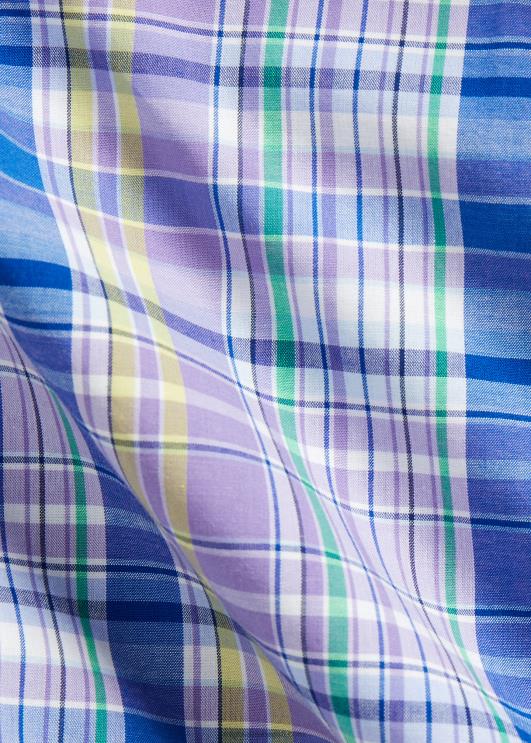 Ralph Lauren mehed ruuduline veniv poplinsärk PR0V1809 lilla/kollane multi