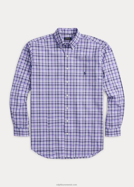 Ralph Lauren mehed ruuduline veniv poplinsärk PR0V1810 helesinine multi