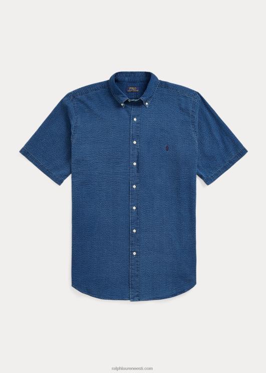 Ralph Lauren mehed seersickeri särk PR0V1598 tume indigo