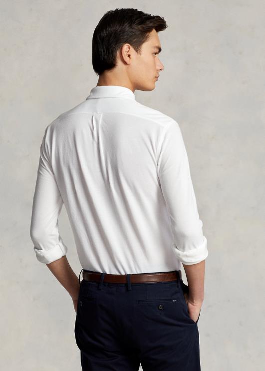 Ralph Lauren mehed suleline võrksärk PR0V411 valge