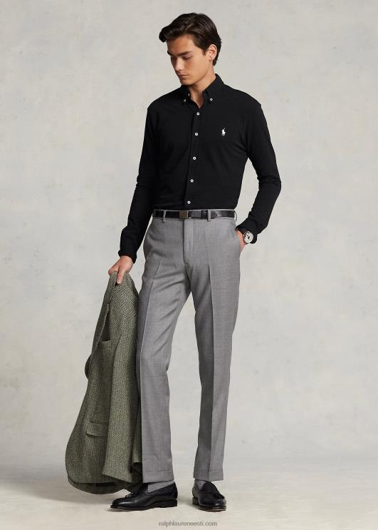 Ralph Lauren mehed suleline võrksärk PR0V414 must