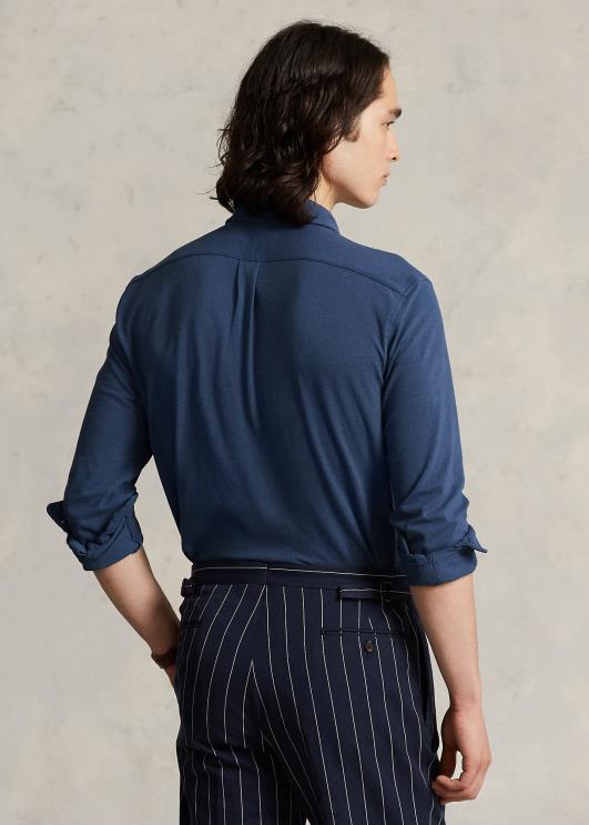 Ralph Lauren mehed suleline võrksärk PR0V415 vana kuninglik