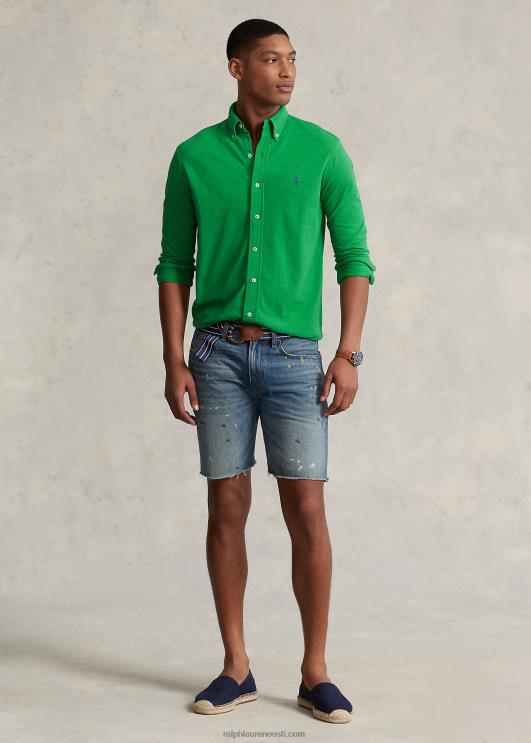 Ralph Lauren mehed suleline võrksärk PR0V417 optika roheline