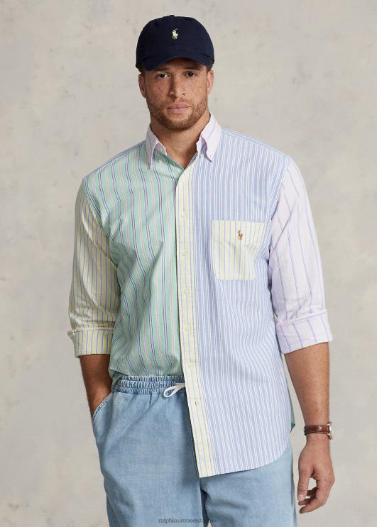 Ralph Lauren mehed triibuline oxfordi lõbus särk PR0V1510 uhke triibuline lõbus särk