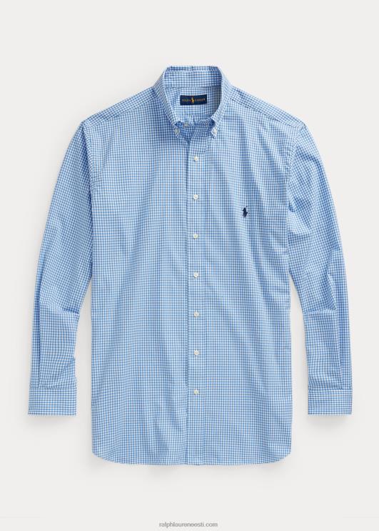 Ralph Lauren mehed veniv popliinsärk PR0V1506 sinine/valge kontroll