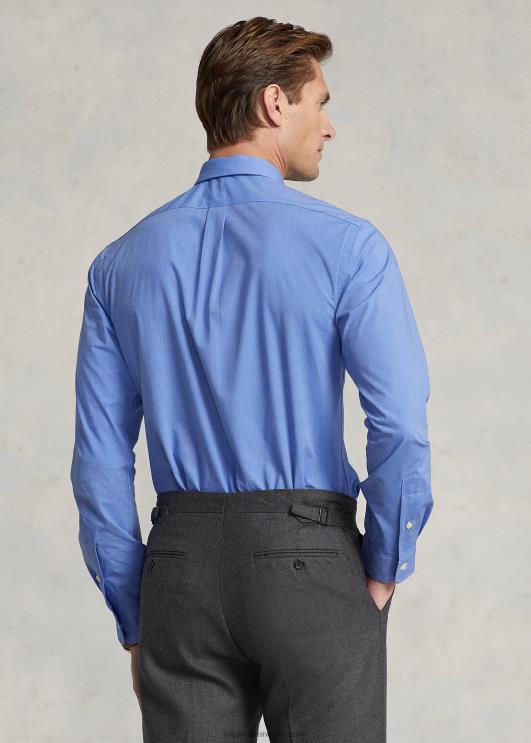 Ralph Lauren mehed veniv poplinsärk – sobib hästi PR0V367 sinine