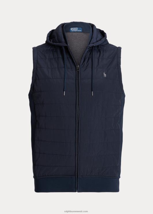 Ralph Lauren mehed hübriid kapuutsiga vest PR0V1370 lennuväe merevägi