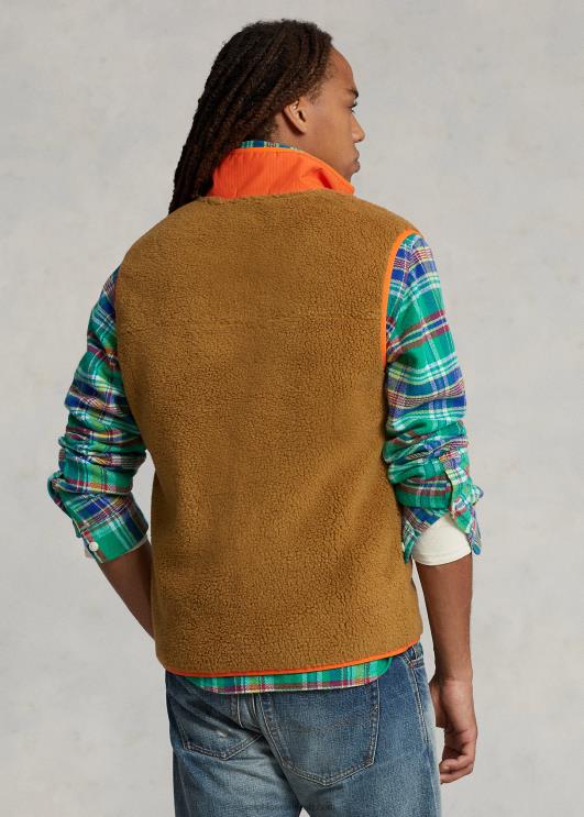 Ralph Lauren mehed liimitud karva fliisvest PR0V1254 sandsurf