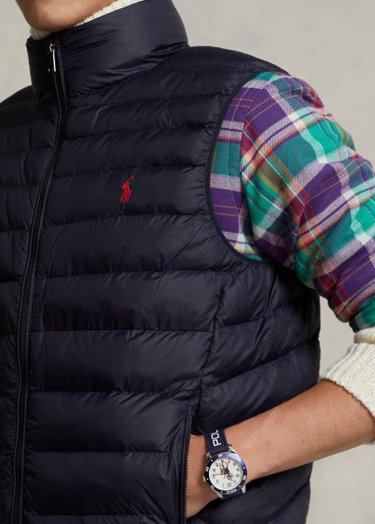 Ralph Lauren mehed pakitav vest PR0V113 kollektsiooni merevägi