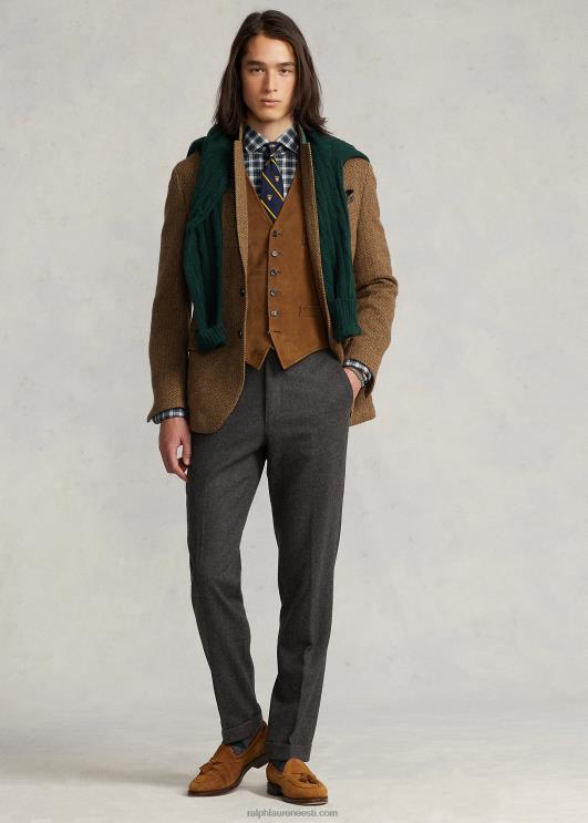 Ralph Lauren mehed seemisnahast vest PR0V1262 uus kahvatu rusikas