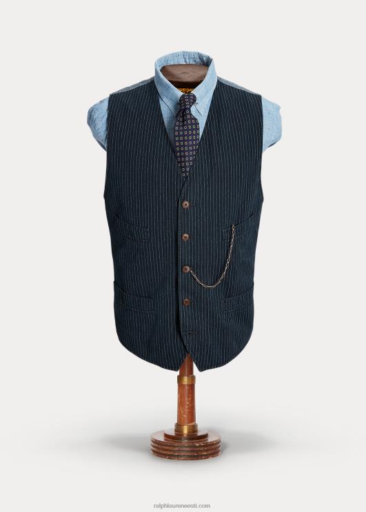 Ralph Lauren mehed triibuline kalasabavest PR0V1746 indigo pinstripe