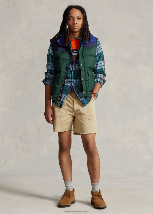 Ralph Lauren mehed vetthülgav sulevest läänevest PR0V108 uus metsa/newporti merevägi