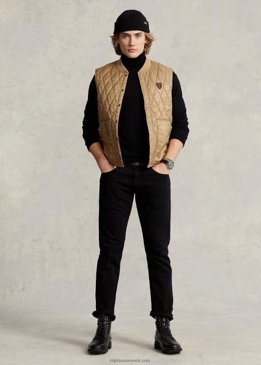 Ralph Lauren mehed vetthülgav tepitud vest PR0V1199 kõrbe khaki