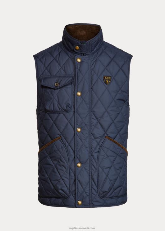 Ralph Lauren mehed vetthülgav tepitud vest PR0V1926 kolledži merevägi