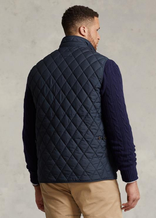 Ralph Lauren mehed vetthülgav tepitud vest PR0V1926 kolledži merevägi