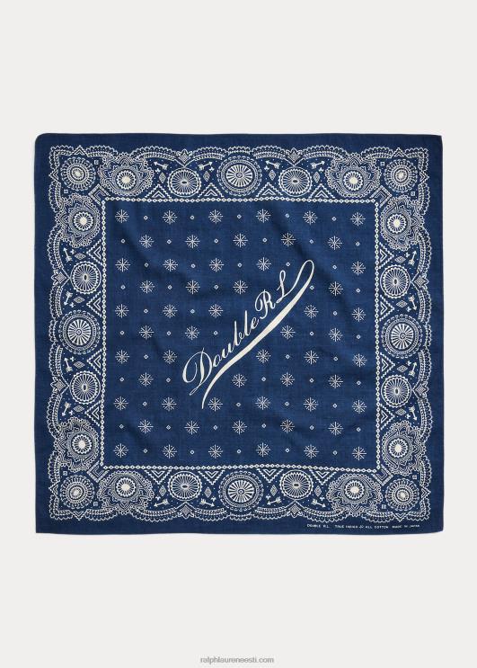 Ralph Lauren mehed logo puuvillane bandanna PR0V5486 indigo/koor