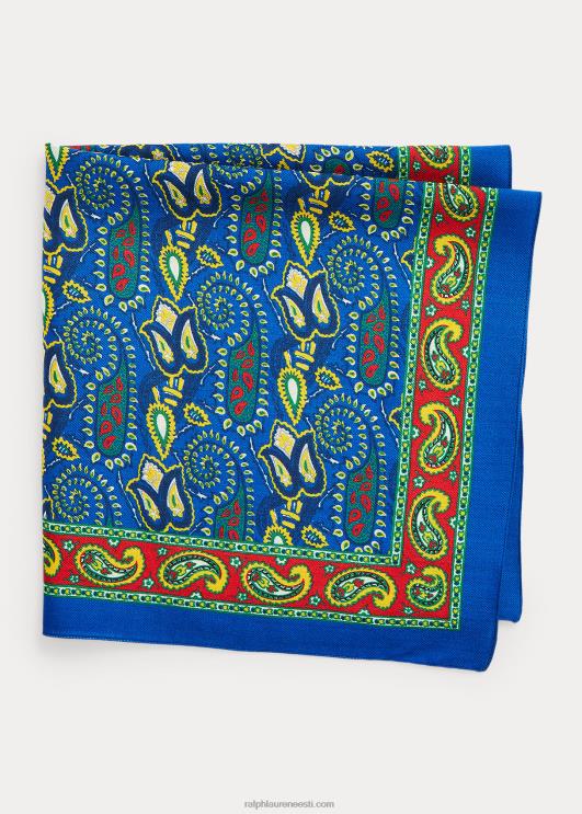 Ralph Lauren mehed paisley villa-siidist bandanna PR0V2535 sinine multi