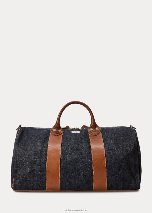 Ralph Lauren mehed nahkkattega teksapüks PR0V8847 indigo