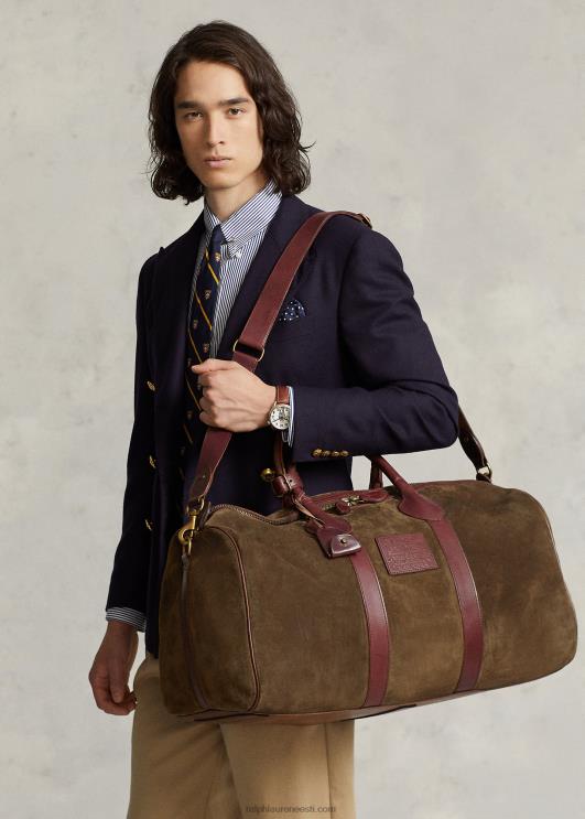 Ralph Lauren mehed pärand seemisnahast duffel PR0V8753