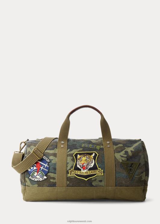 Ralph Lauren mehed tiigriplaastriga lõuendist duffel PR0V8766 camo