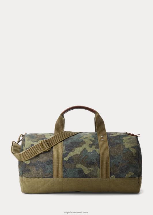 Ralph Lauren mehed tiigriplaastriga lõuendist duffel PR0V8766 camo