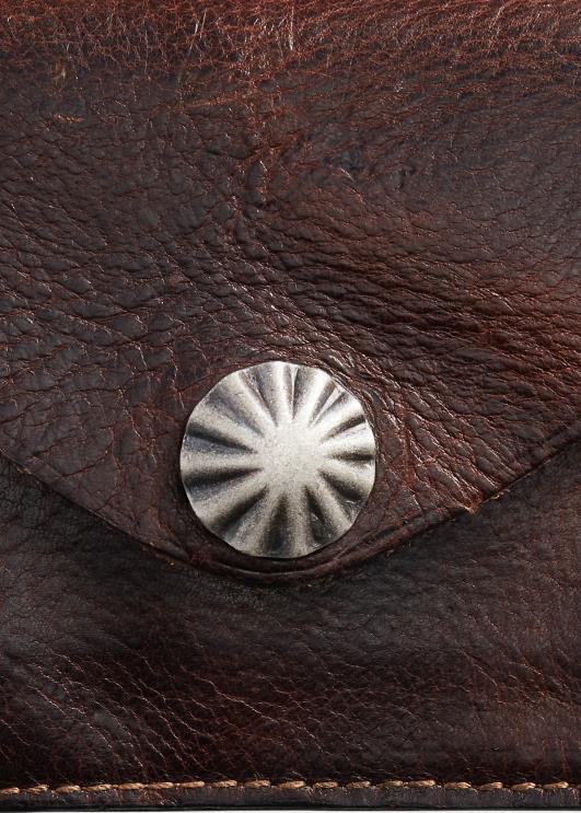 Ralph Lauren mehed nahast kaardikohver PR0V8854 tumepruun