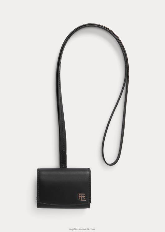 Ralph Lauren mehed vachetta nahast airpodi ümbris PR0V8983 must
