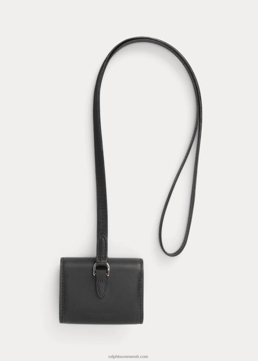 Ralph Lauren mehed vachetta nahast airpodi ümbris PR0V8983 must