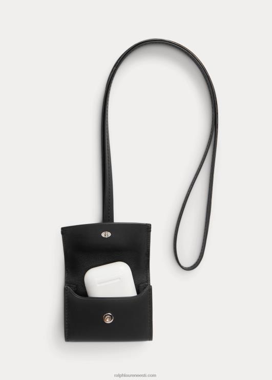 Ralph Lauren mehed vachetta nahast airpodi ümbris PR0V8983 must
