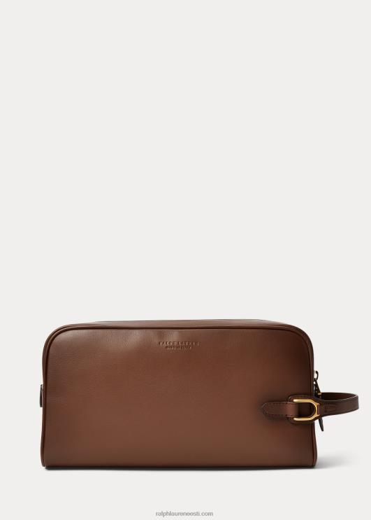 Ralph Lauren mehed welingtoni poleeritud vasikanahast reisikott PR0V8997 kastan
