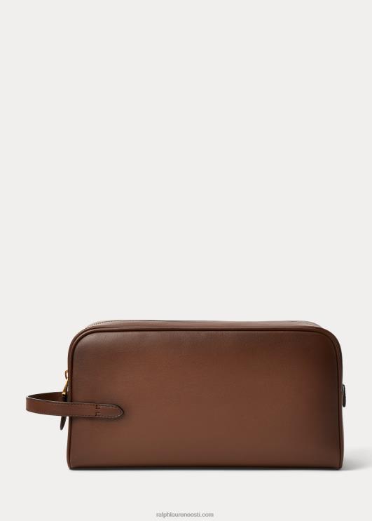 Ralph Lauren mehed welingtoni poleeritud vasikanahast reisikott PR0V8997 kastan