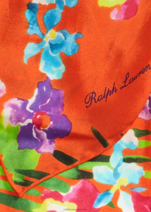 Ralph Lauren mehed lilleline siidist kaelarätt PR0V8940 oranž