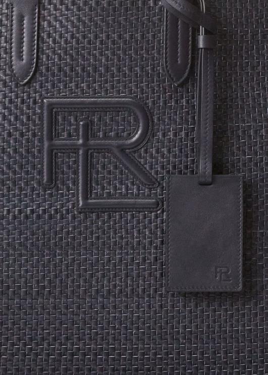 Ralph Lauren mehed monogrammiga kootud vasikanahast kott PR0V8956 mereväe esimees