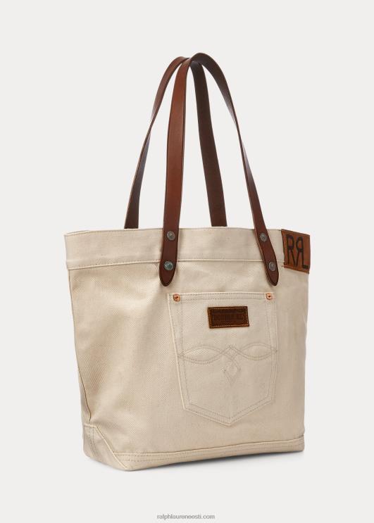 Ralph Lauren mehed nahast ääristega toimne kott PR0V5147 greige