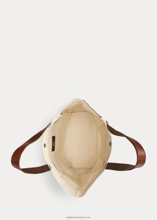 Ralph Lauren mehed nahast ääristega toimne kott PR0V5147 greige