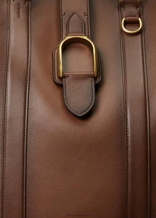 Ralph Lauren mehed welingtoni poleeritud vasikanahast kandik PR0V8988 tumepruun/kastan