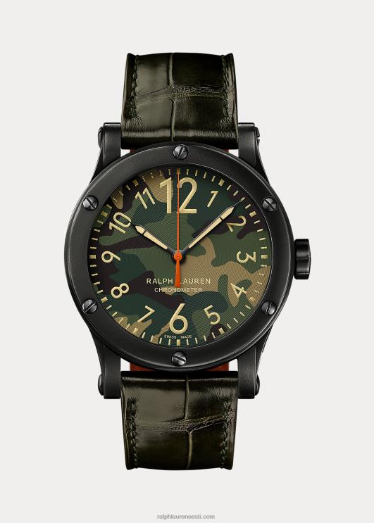 Ralph Lauren mehed 45 mm kronomeetri teras PR0V2816 camo dial