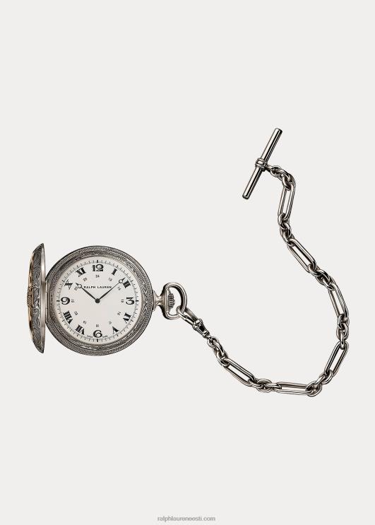 Ralph Lauren mehed 50 mm hõbedast taskukell PR0V2841