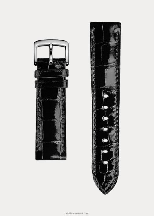 Ralph Lauren mehed alligaatori kellarihm PR0V2824 must