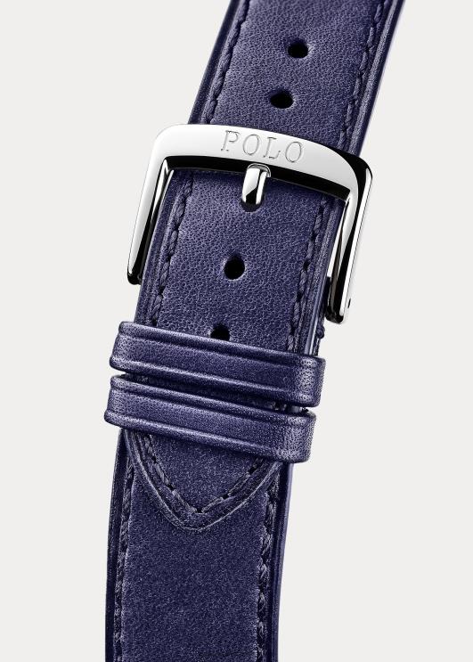 Ralph Lauren mehed karu riviera käekell PR0V2802 valge sihverplaat