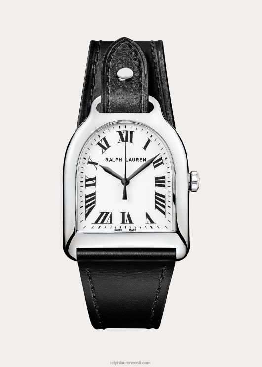 Ralph Lauren mehed keskmisest terasest valge sihverplaat PR0V2806