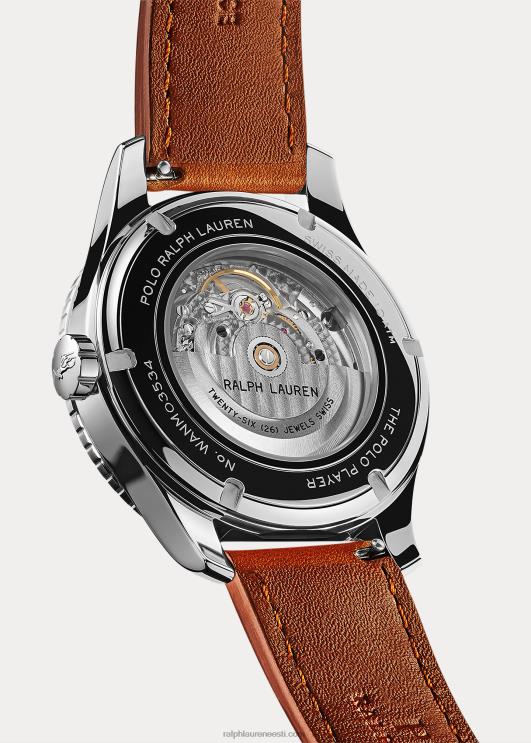 Ralph Lauren mehed polo kella must sihverplaat PR0V9742