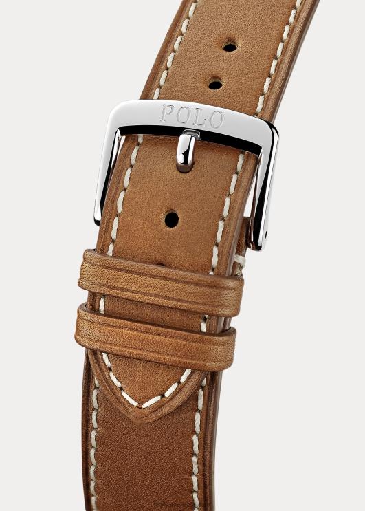 Ralph Lauren mehed polo kella must sihverplaat PR0V9742