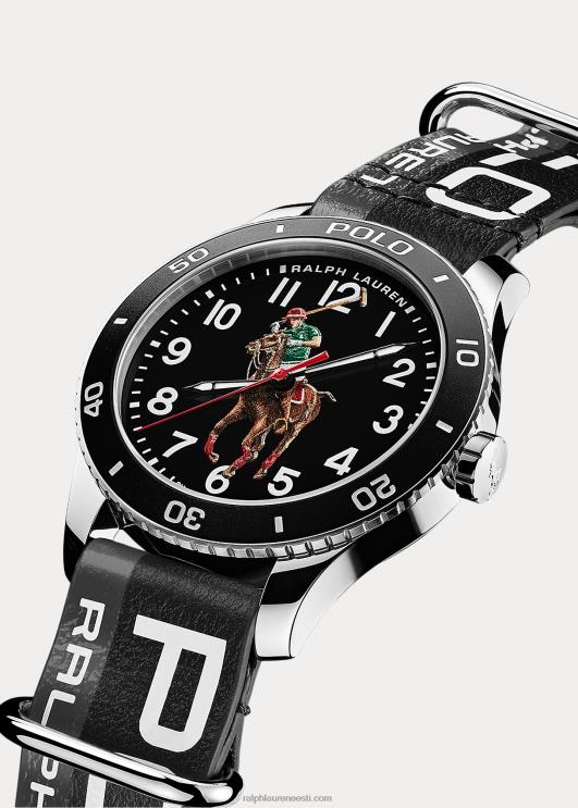 Ralph Lauren mehed polo spordikella must sihverplaat PR0V9741