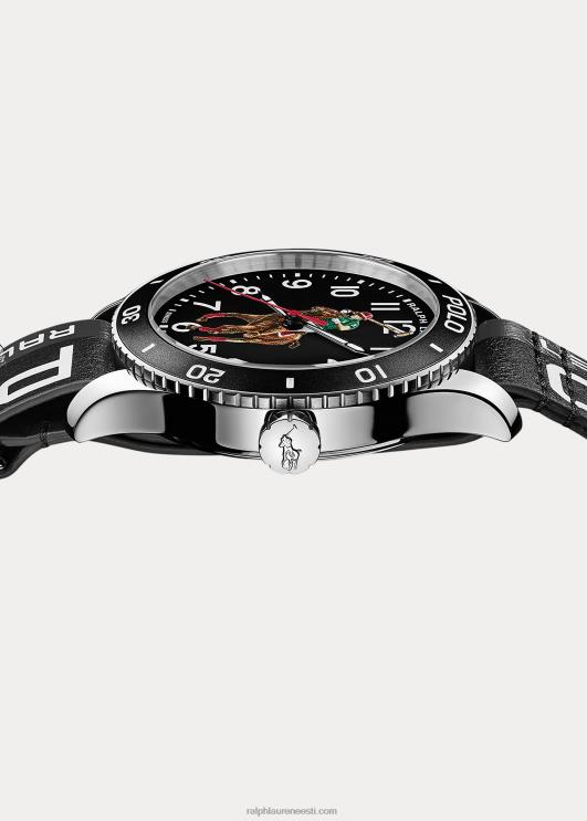 Ralph Lauren mehed polo spordikella must sihverplaat PR0V9741