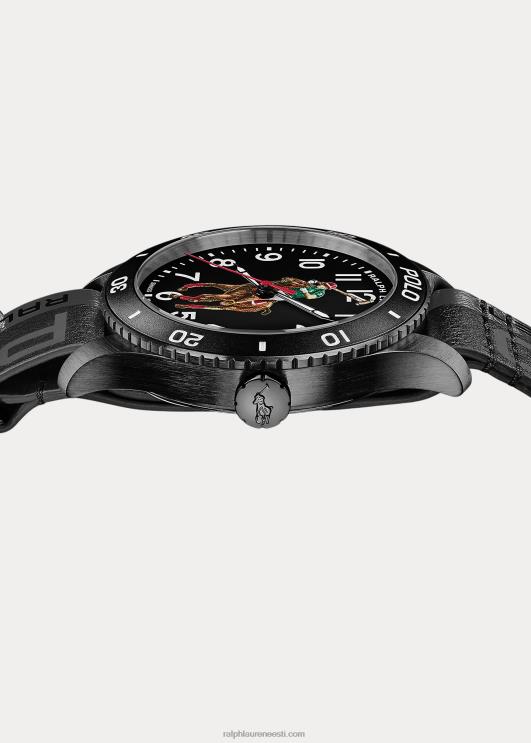 Ralph Lauren mehed polo spordikella must sihverplaat PR0V9748