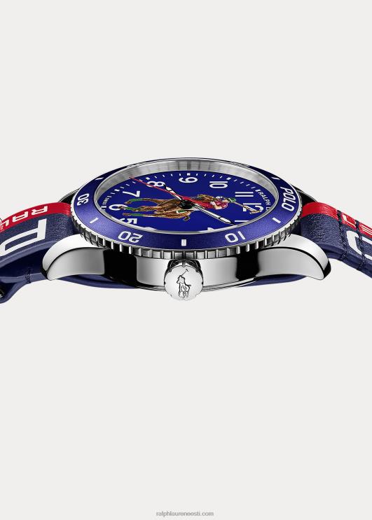 Ralph Lauren mehed polo spordikella sinine sihverplaat PR0V5557