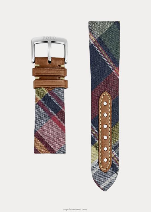 Ralph Lauren mehed ruuduline lips siidist kellarihm PR0V2831 roheline tartan