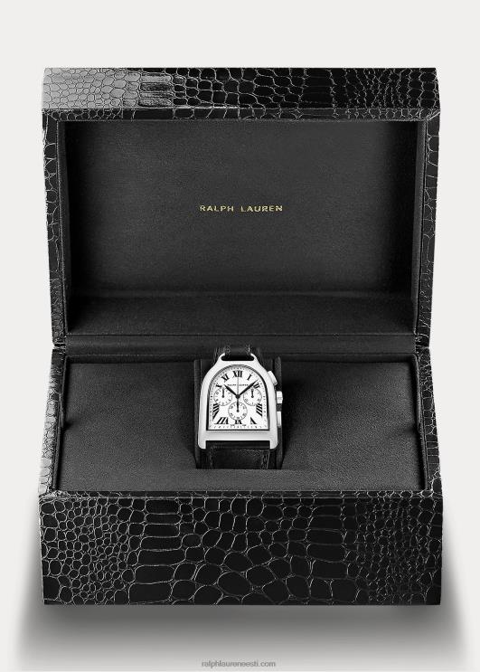 Ralph Lauren mehed suur kronograafi teras PR0V2807 valge sihverplaadiga kroon